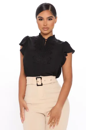 Ahead Of Class Top - Black
