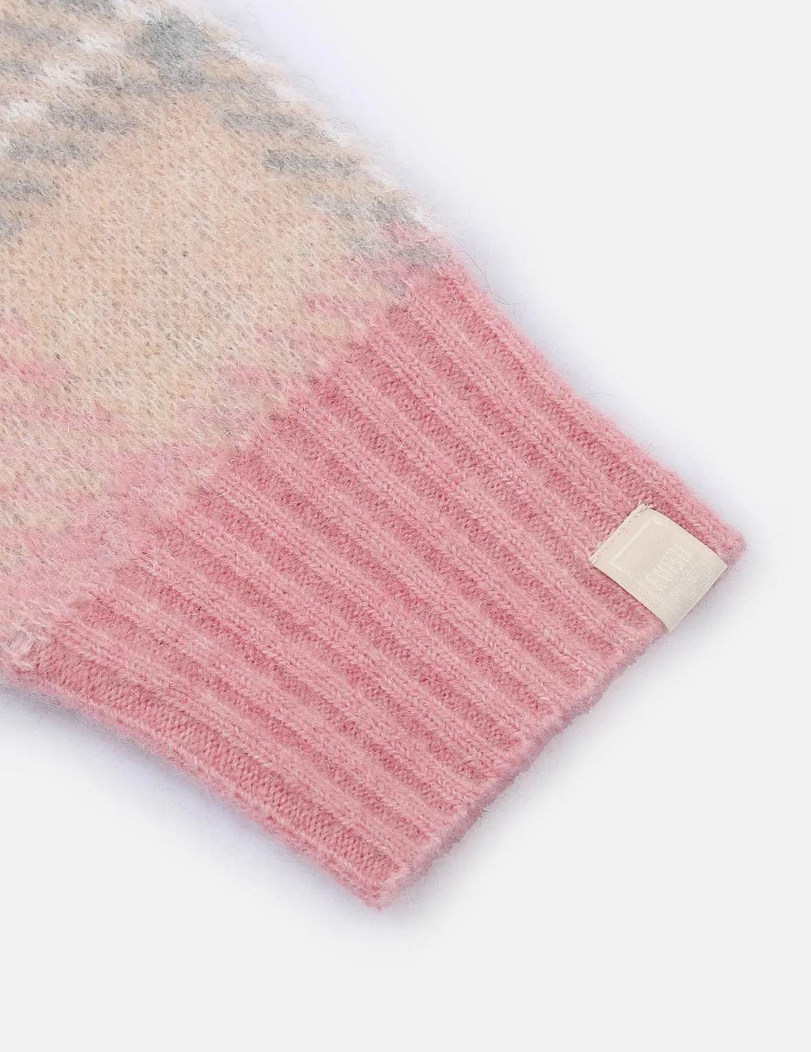Checked Knitted Sweater