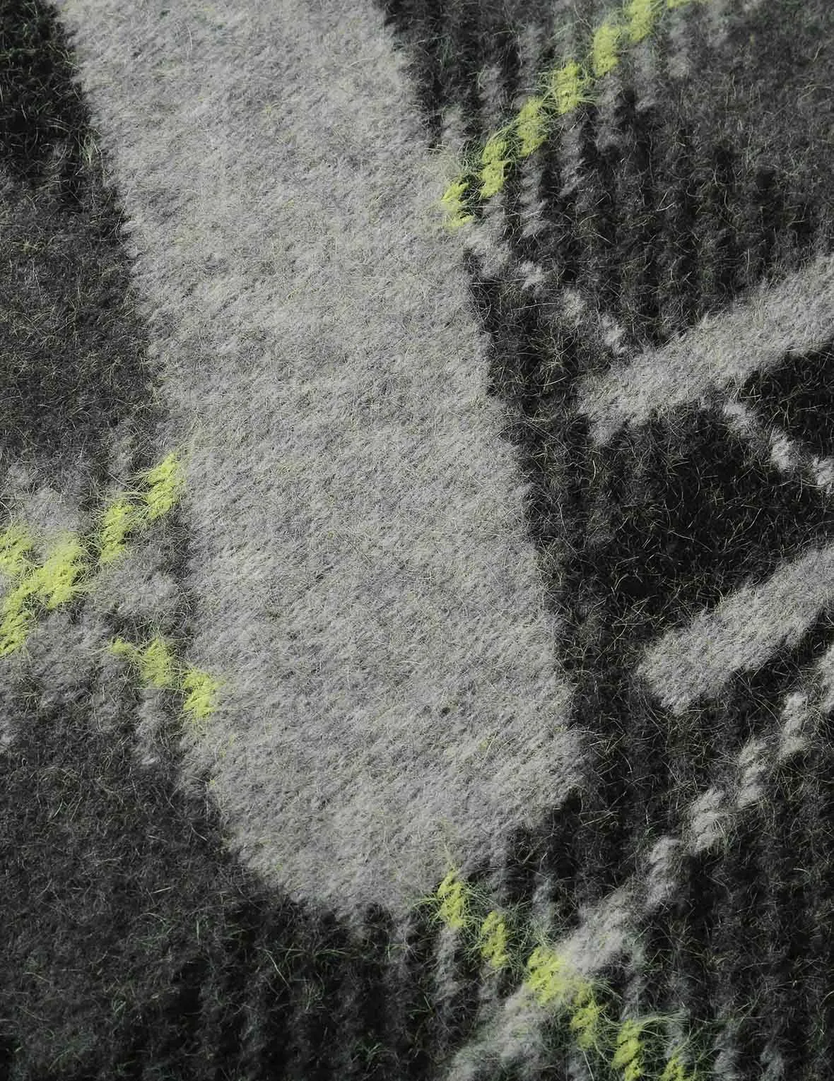 Checked Knitted Sweater