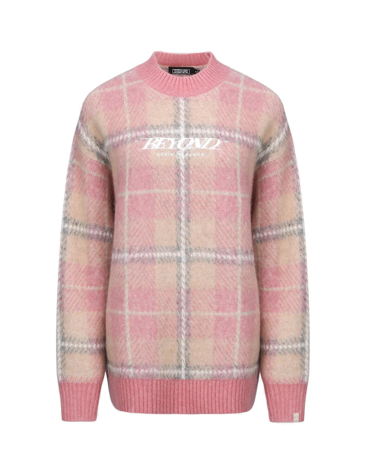 Checked Knitted Sweater