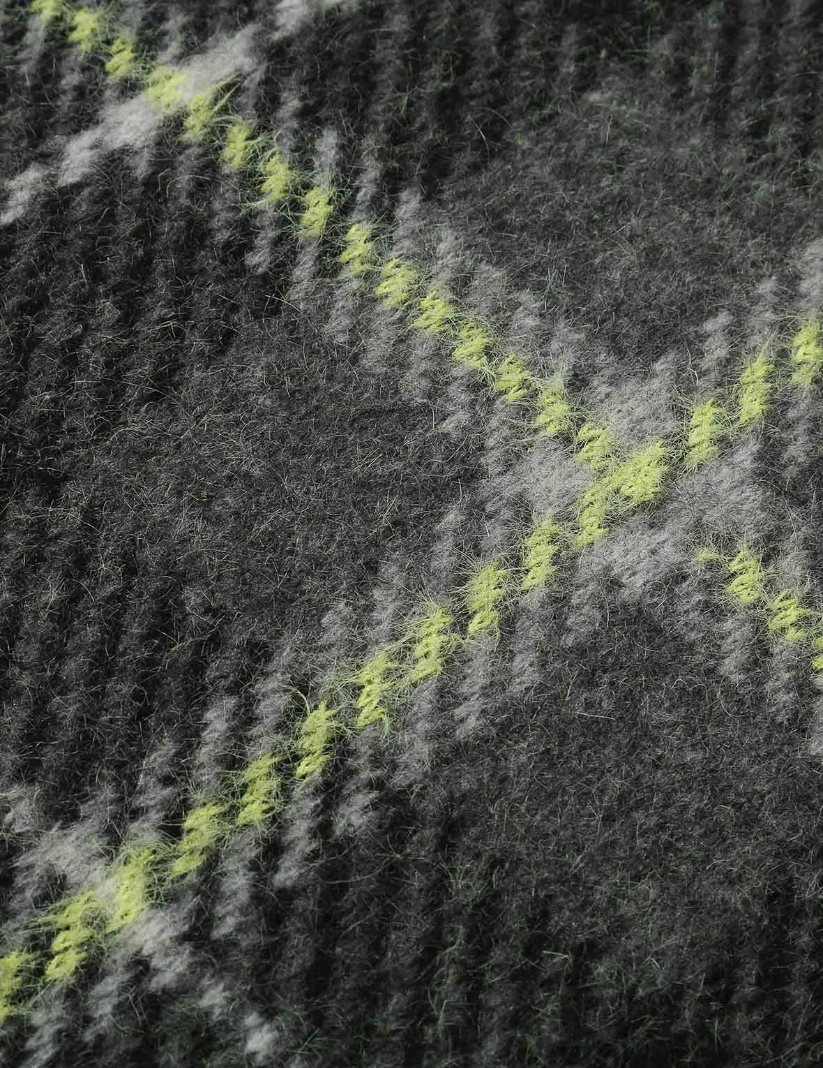Checked Knitted Sweater