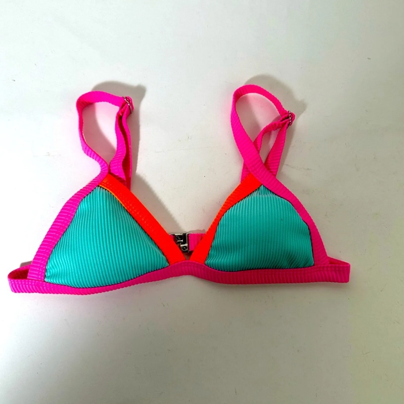 Color Block Bikini Top