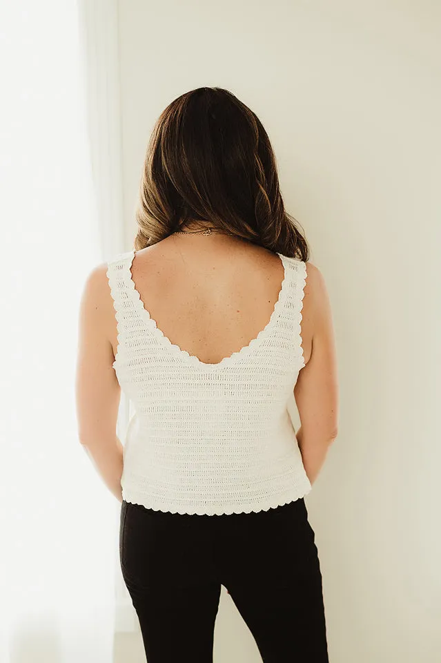 Floral Crochet Top