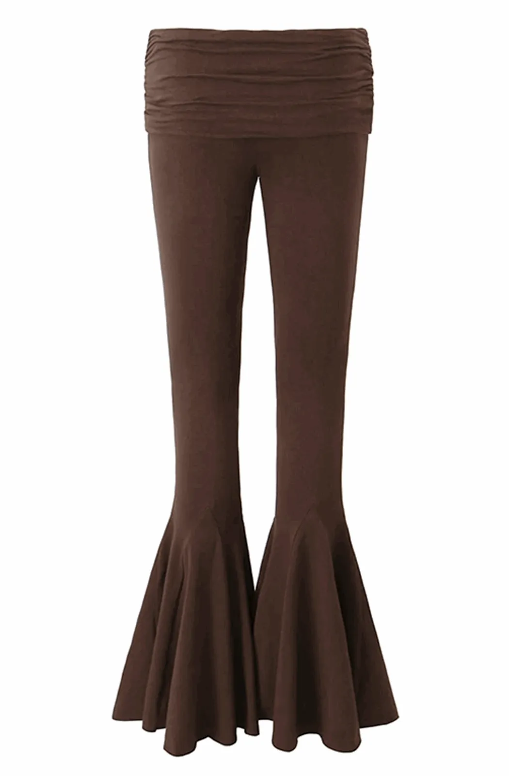 Low waist flared pants