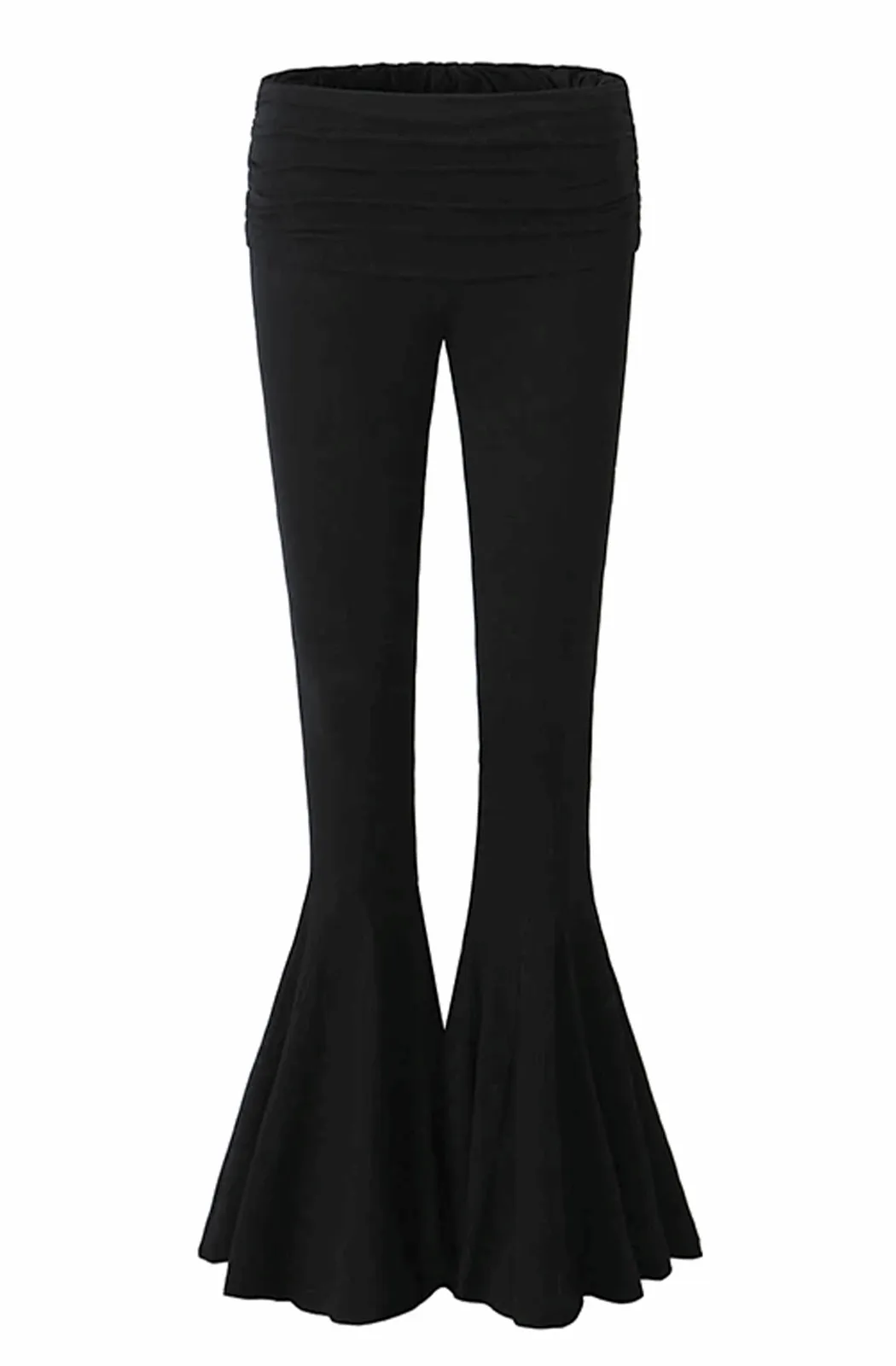 Low waist flared pants