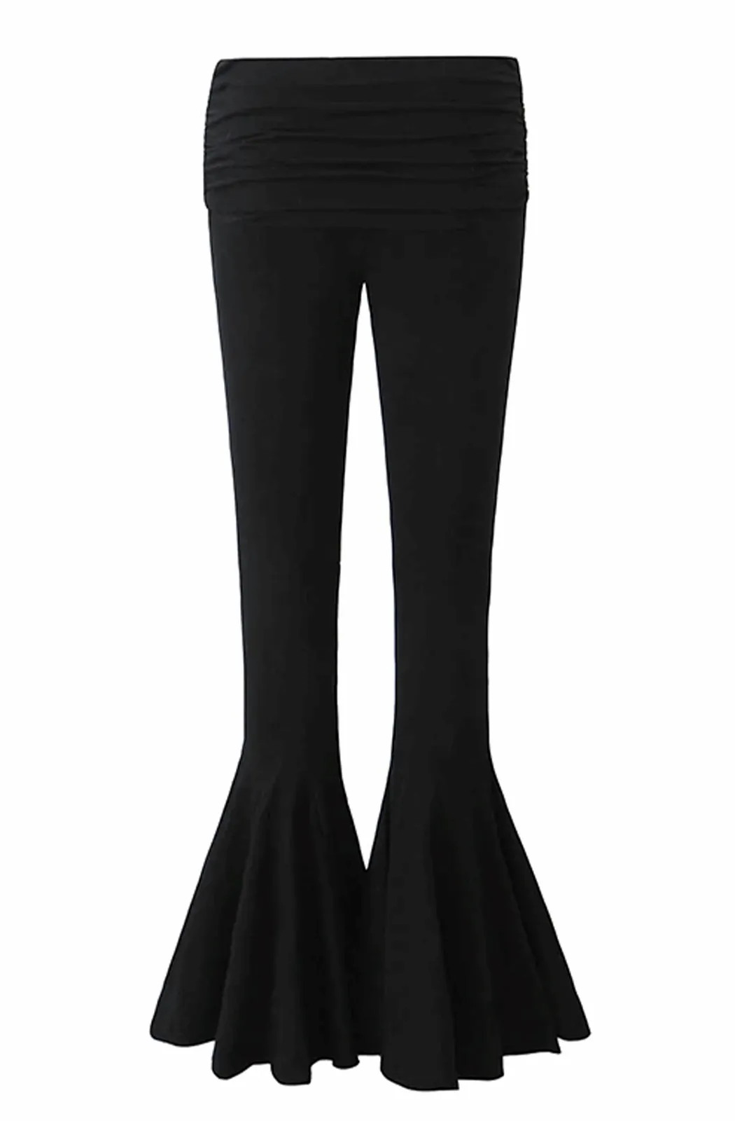 Low waist flared pants