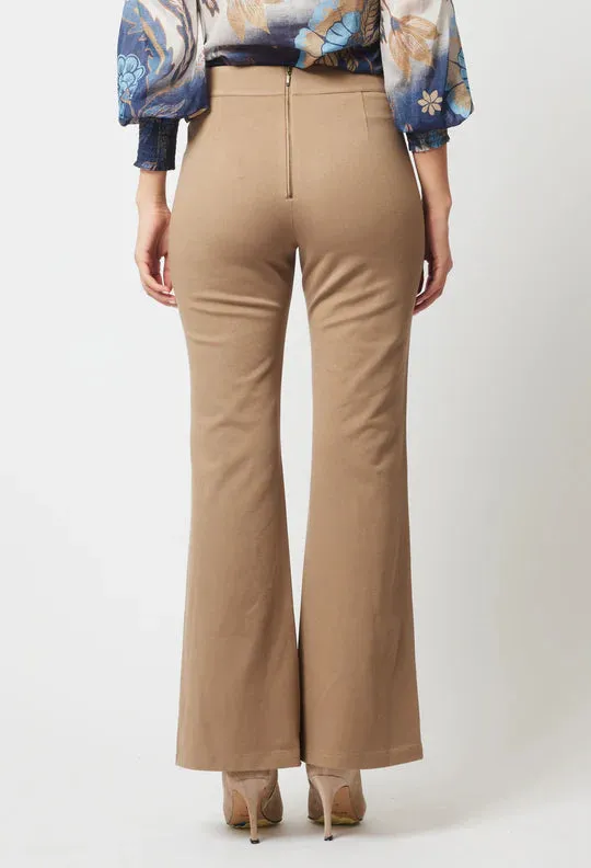 Pheonix Flared Leg Pant | Sesame