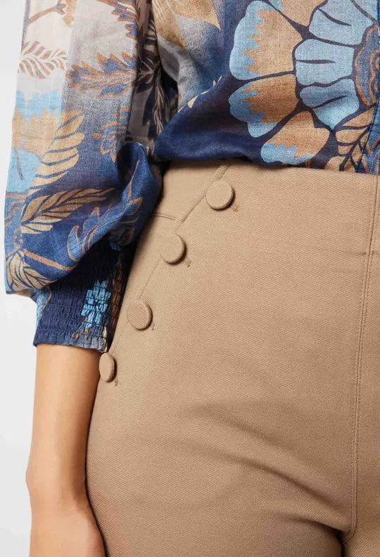 Pheonix Flared Leg Pant | Sesame