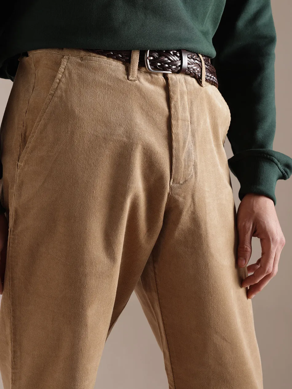 Sand Dune Khaki Corduroy Pants