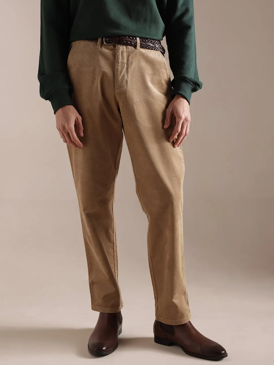 Sand Dune Khaki Corduroy Pants