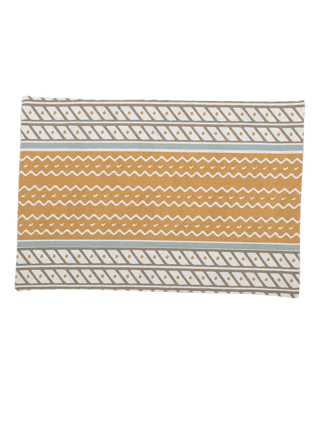Sarovar - Set Of 4 Placemats (Beige)
