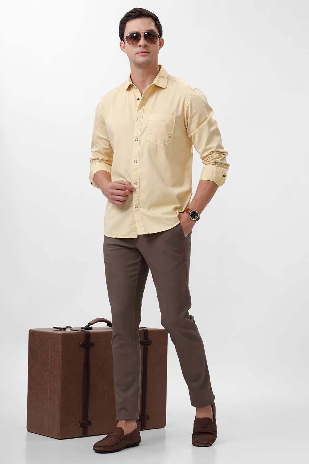 Slim Fit Cotton Rfd Shirt