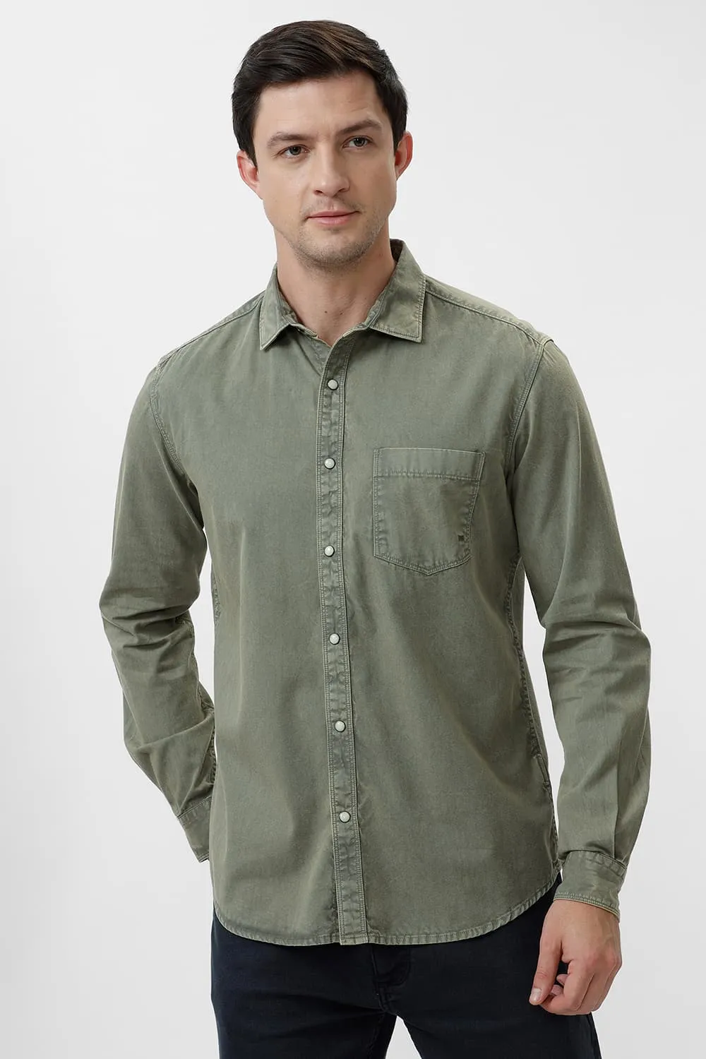 Slim Fit Cotton Rfd Shirt