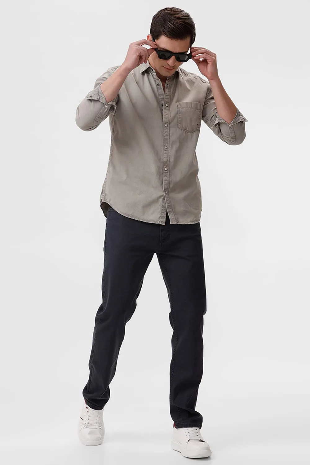 Slim Fit Cotton Rfd Shirt