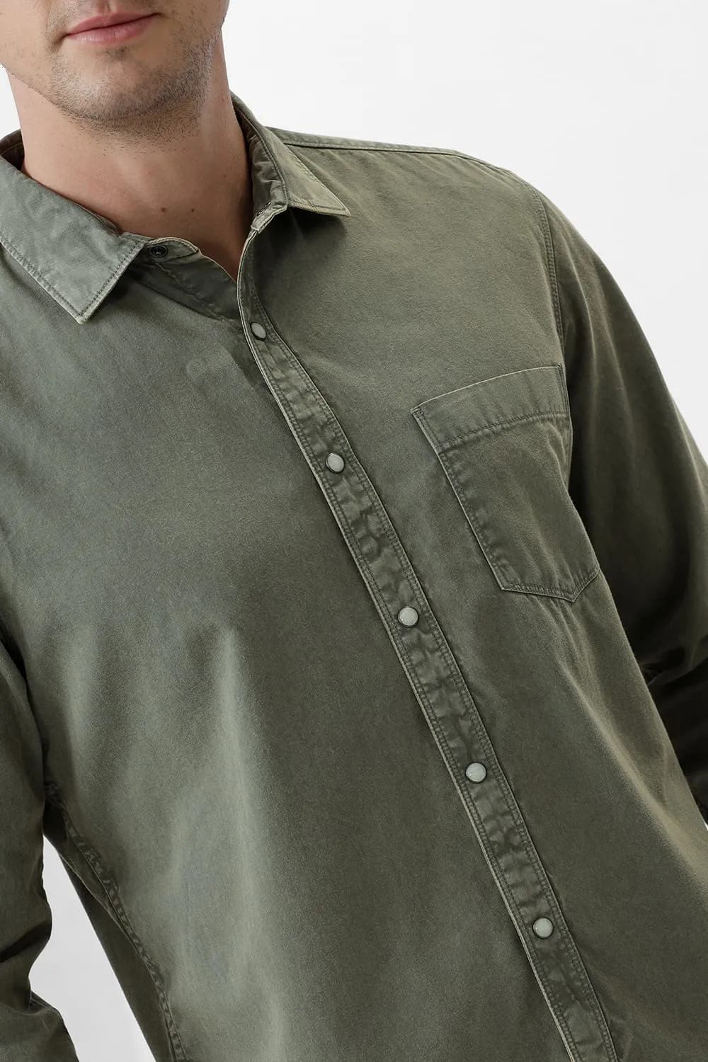 Slim Fit Cotton Rfd Shirt