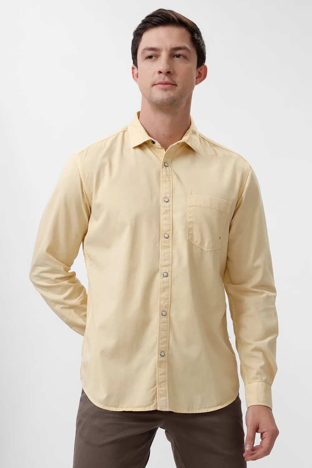 Slim Fit Cotton Rfd Shirt