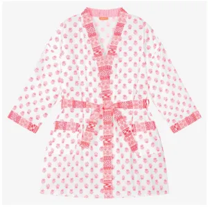 SUNUVA~ Cotton color block robe