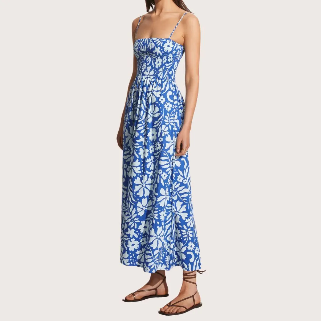 Tergu Maxi Dress (Blue)