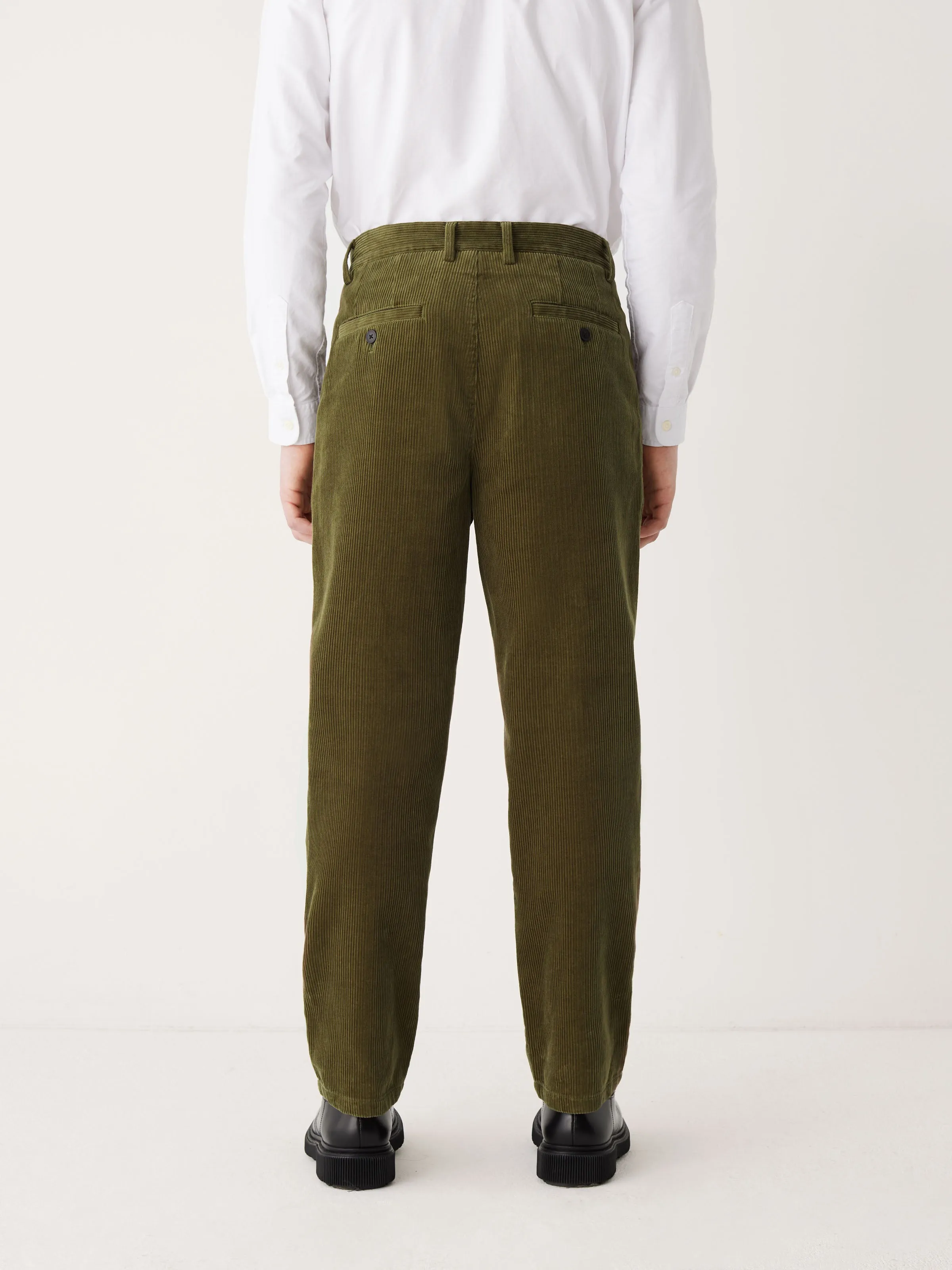 The Jamie Tapered Corduroy Pant in Dark Olive