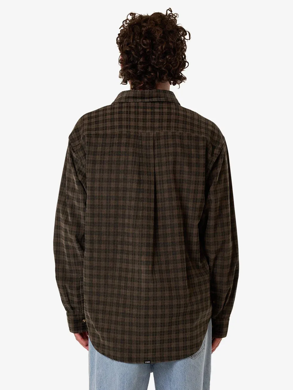 Thrills Union Cord Check L/S Shirt Falcon