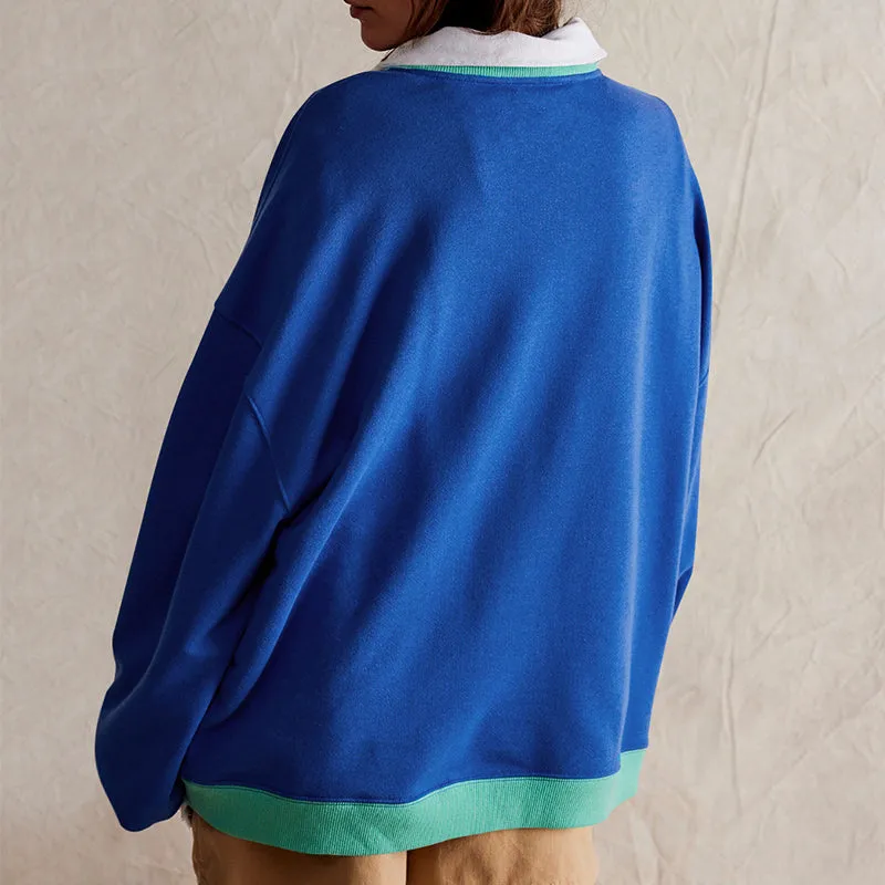 Women's Color Block Pullover Top